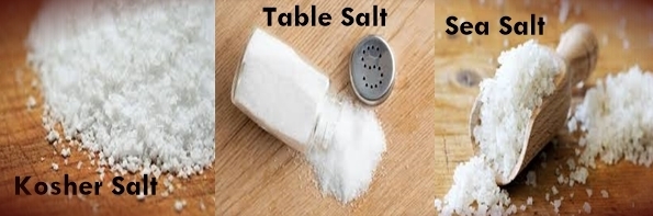 Difference Between Kosher Salt And Table Salt In Recipes