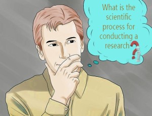 What is the scientific process of conducting research?
