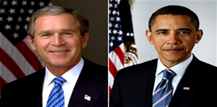 Difference between George Bush and Barack Obama