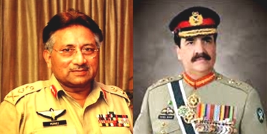 Difference between General Pervez Musharraf and General Raheel Sharif