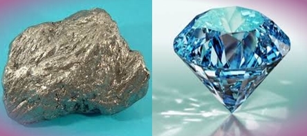 Differences between Graphite and Diamond