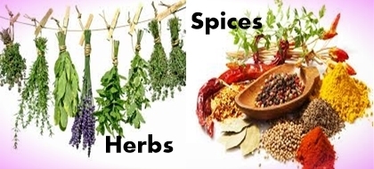 Difference between Herbs and Spices