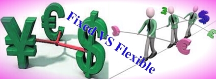 Difference between Fixed Exchange Rate and Flexible Exchange Rate