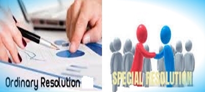 Difference between Ordinary Resolution and Special Resolution