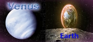 Difference between Venus and Earth